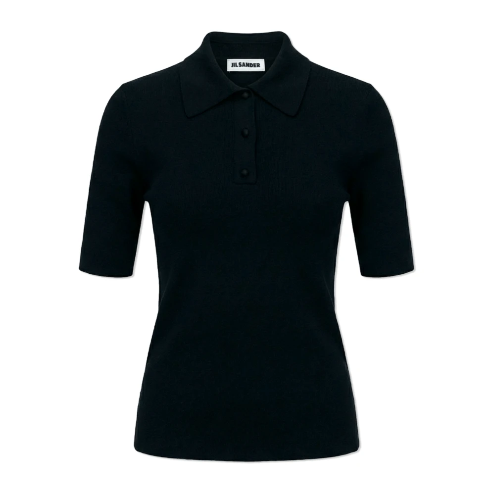 Jil Sander Donna Nero - Wool Turtleneck - Knitwear - M