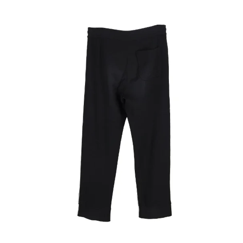 Valentino Vintage Pre-owned Wool bottoms Black Dames