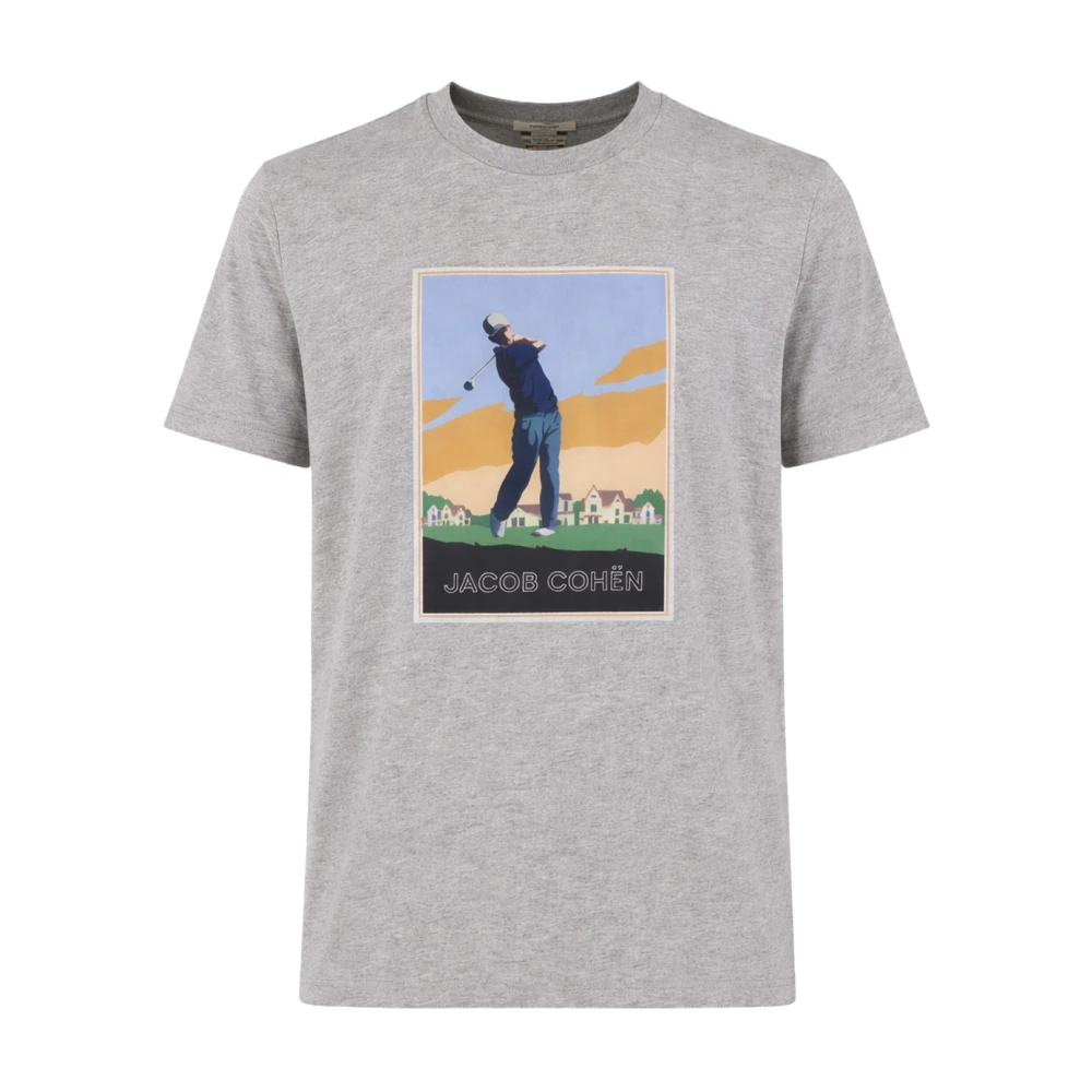 Jacob Cohën Uomo Grigio Top, 2XL, New,
