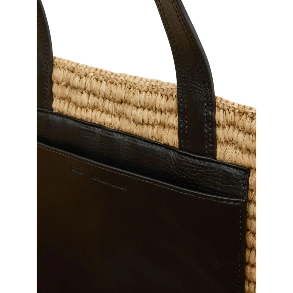 Ami Paris Beige Tote Tas met Lange Handvatten Beige Dames