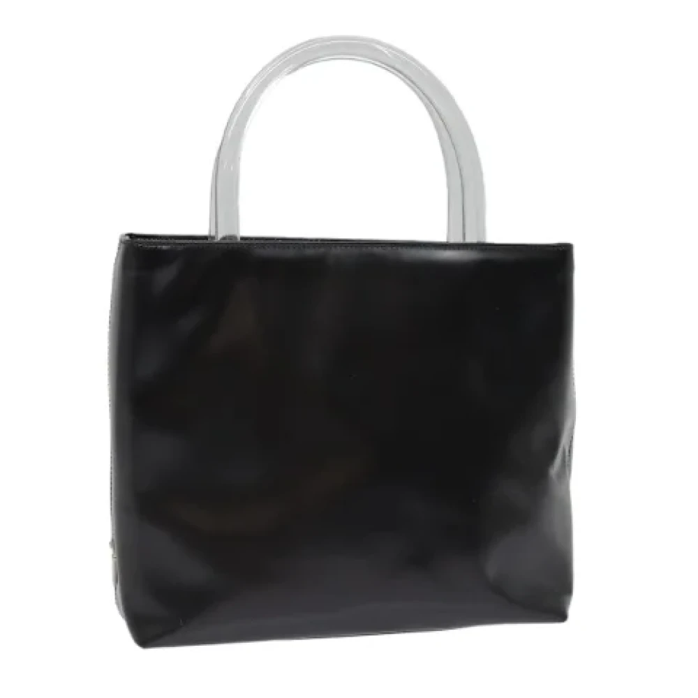 Prada Vintage Pre-owned Leather handbags Black Dames