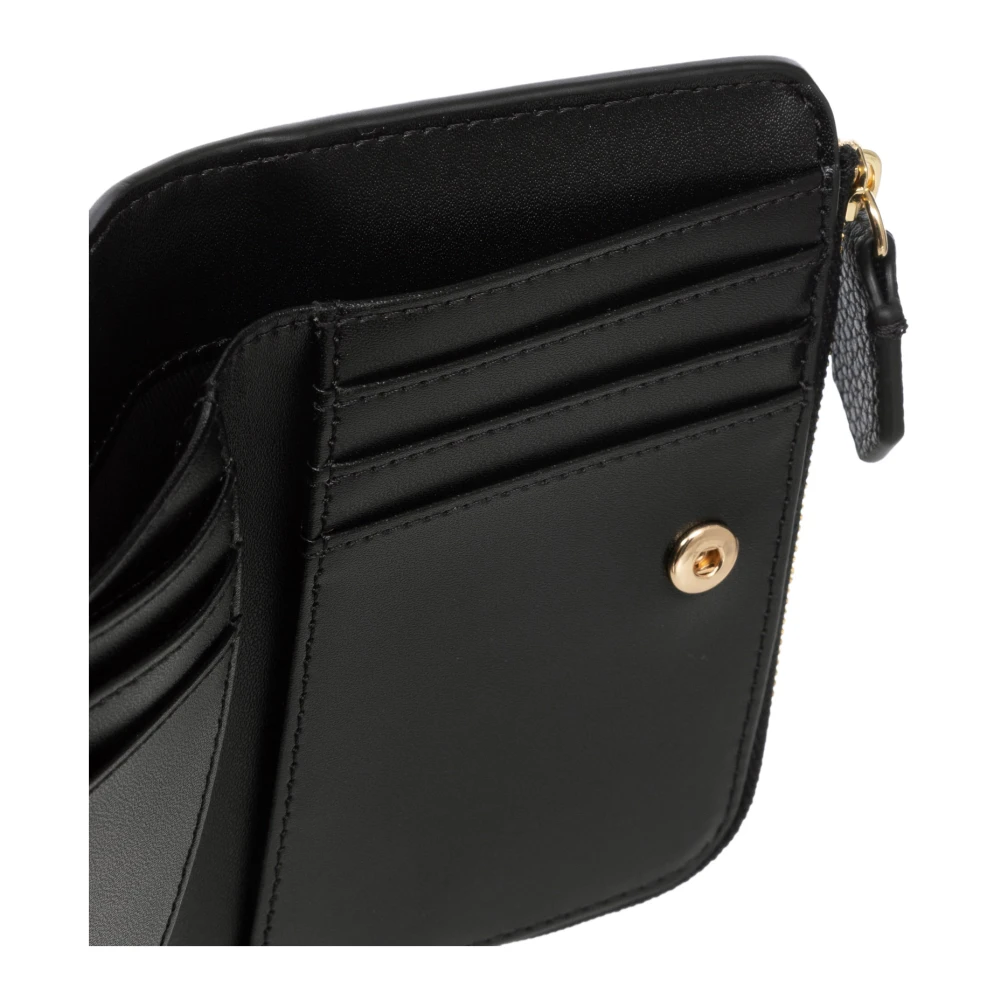 Emporio Armani Muntportemonnee met drukknoopsluiting Black Dames