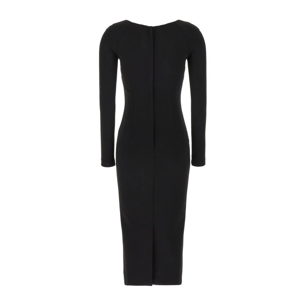 Dolce & Gabbana Elegante Jurken Black Dames