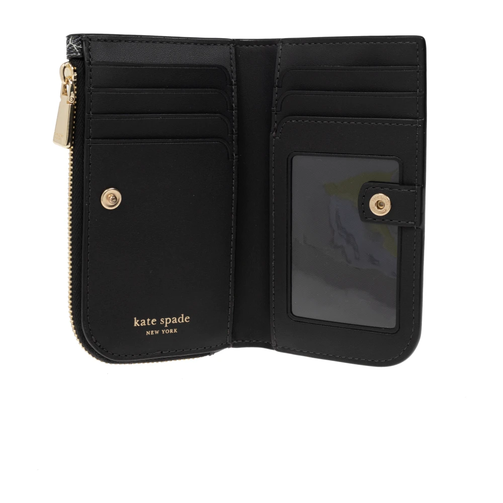 Kate Spade Portemonnee Spade Bloem Black Dames