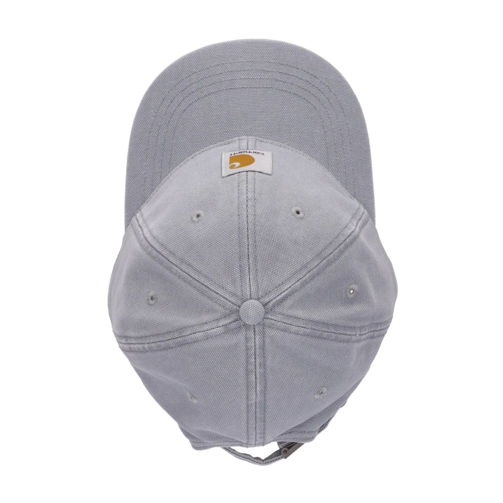 Carhartt WIP Canvas Gebogen Klep Pet Gray Heren
