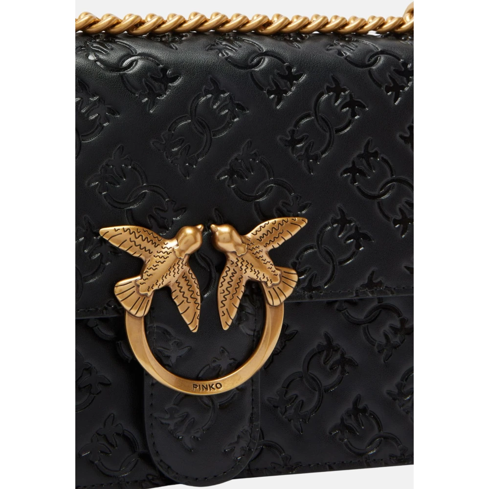 pinko Stijlvolle Handtas voor Trendy Vrouwen Black Dames