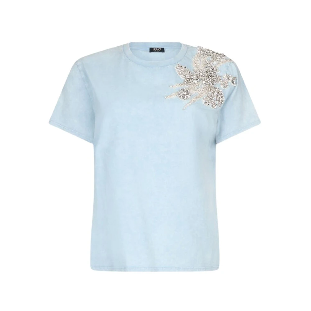 Liu Jo Women's Blue T-Shirts, L, T-Shirts