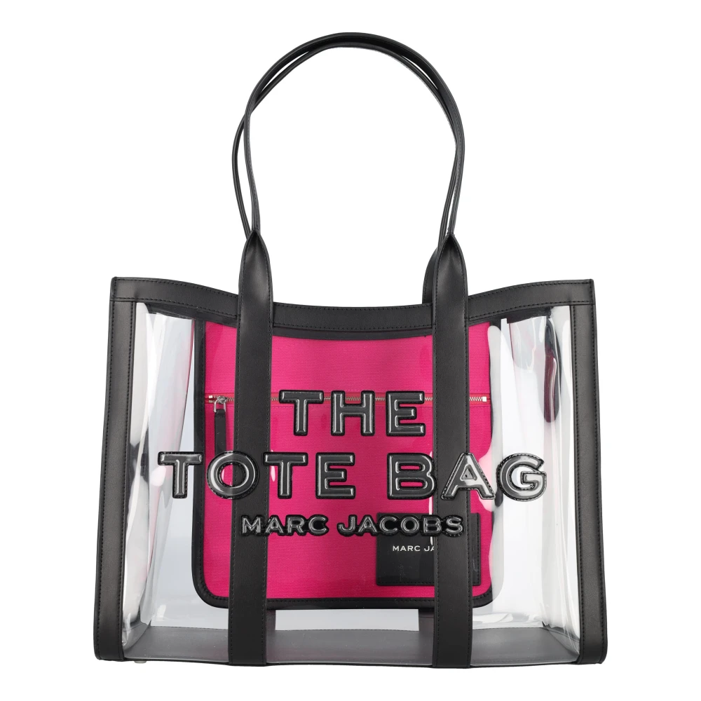 Marc Jacobs Transparante Tote Tas met Leren Details Multicolor Dames