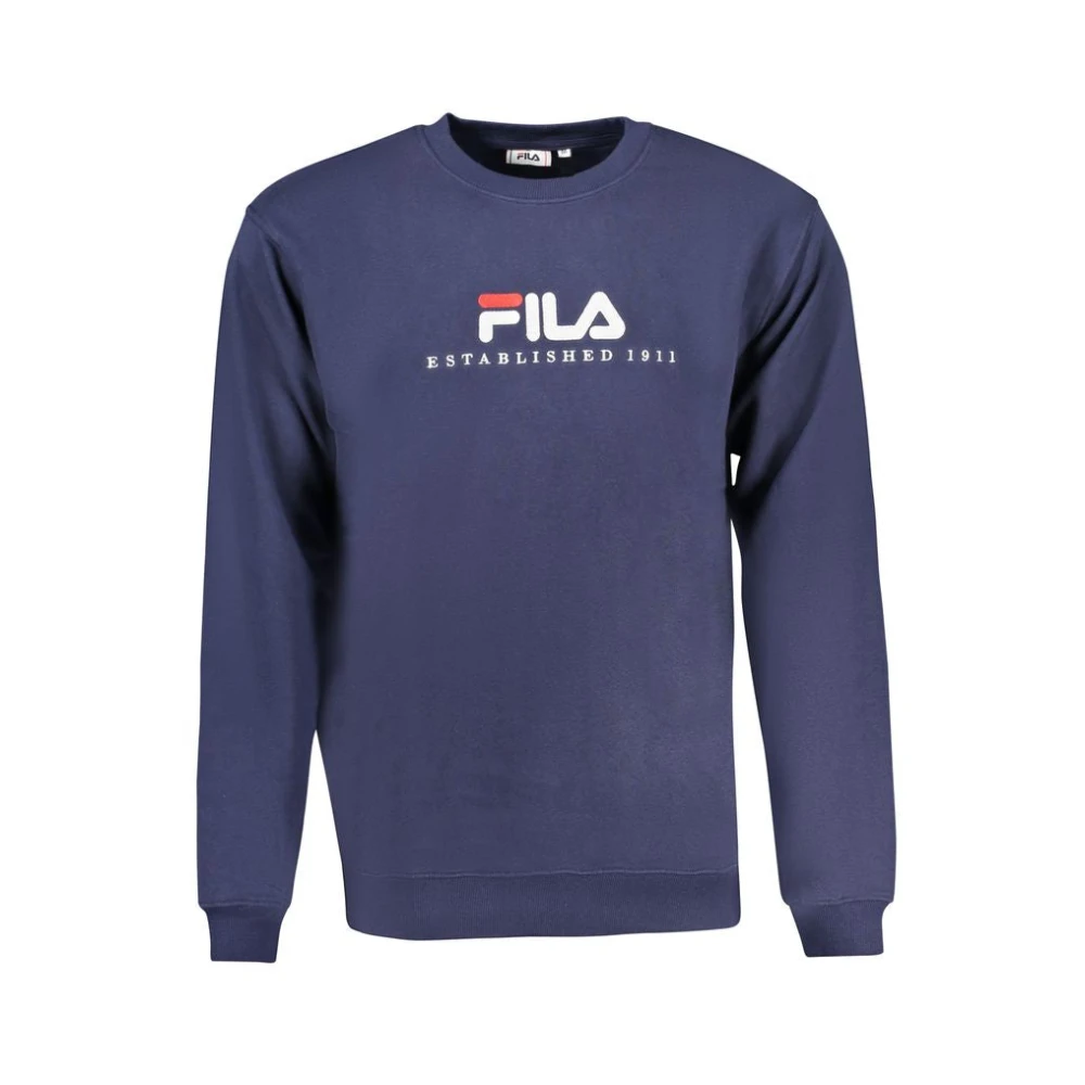 Fila Blauwe Katoenen Trui Blue Heren