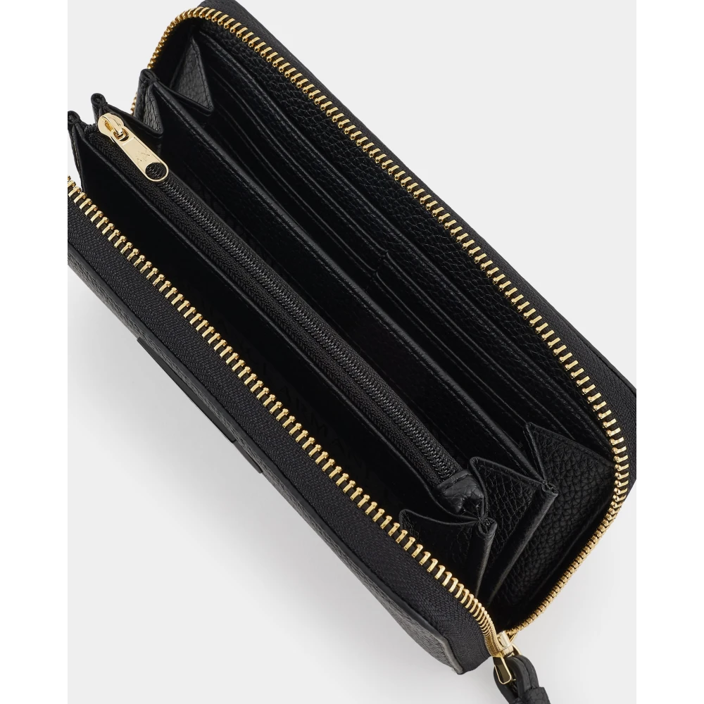 Armani Exchange Dames portemonnee met rits in bordeaux Black Dames