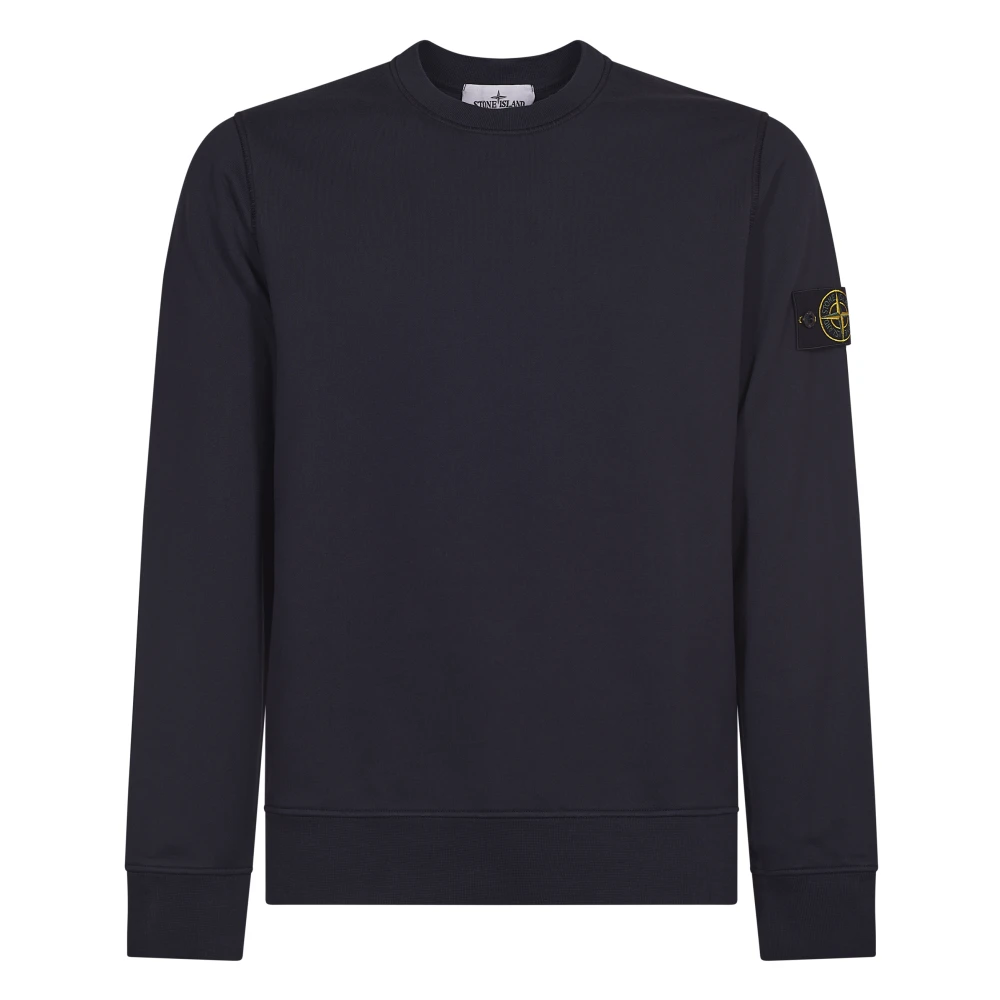 Stone Island Blå Tröjor för Män Blue, Herr