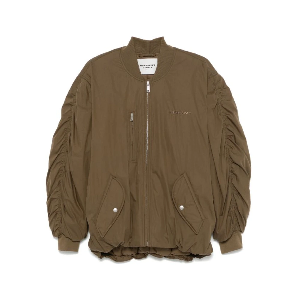 Isabel Marant Étoile Stijlvolle Khaki Bomberjack Green Dames