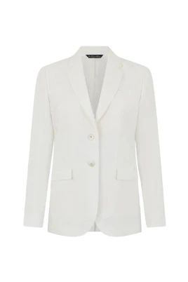 Plain Linne Blazer