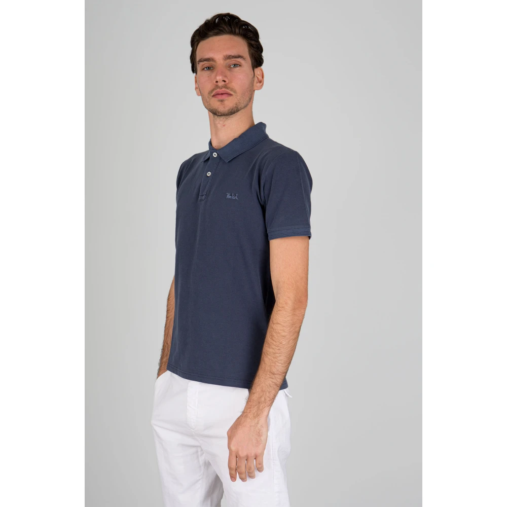 Woolrich Polo Shirt Blue Heren