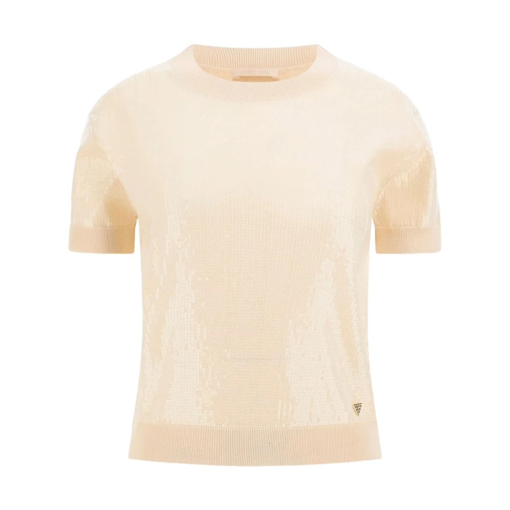 Guess - Tops > T-Shirts - Beige - Guess - Modalova