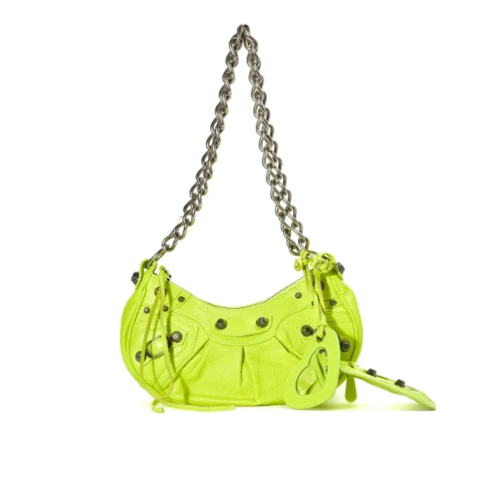 Balenciaga Vintage Pre-owned Leather balenciaga-bags Yellow Dames
