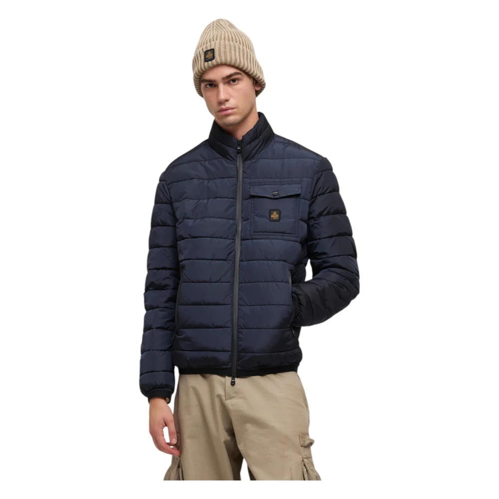 RefrigiWear Korte Gewatteerde Jas Blue Heren