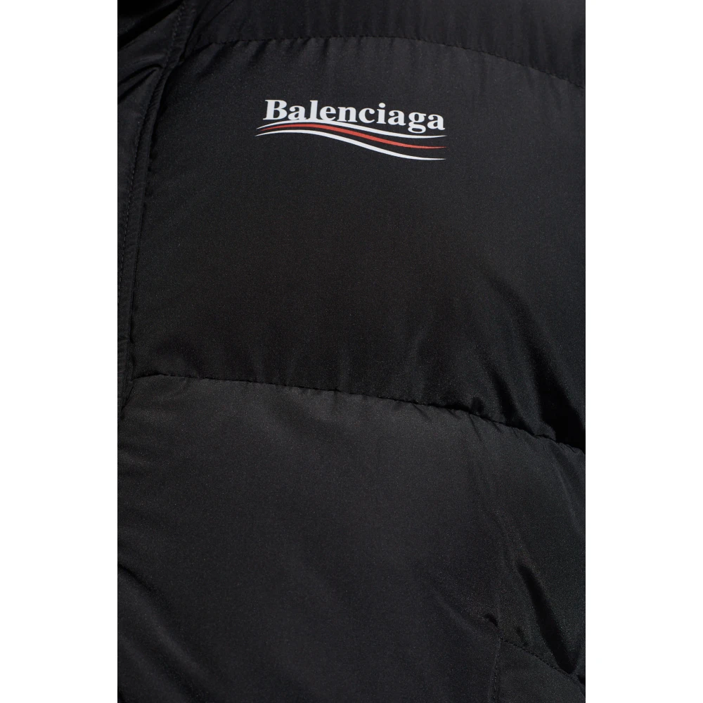 Balenciaga Oversized gewatteerde jas Black Heren