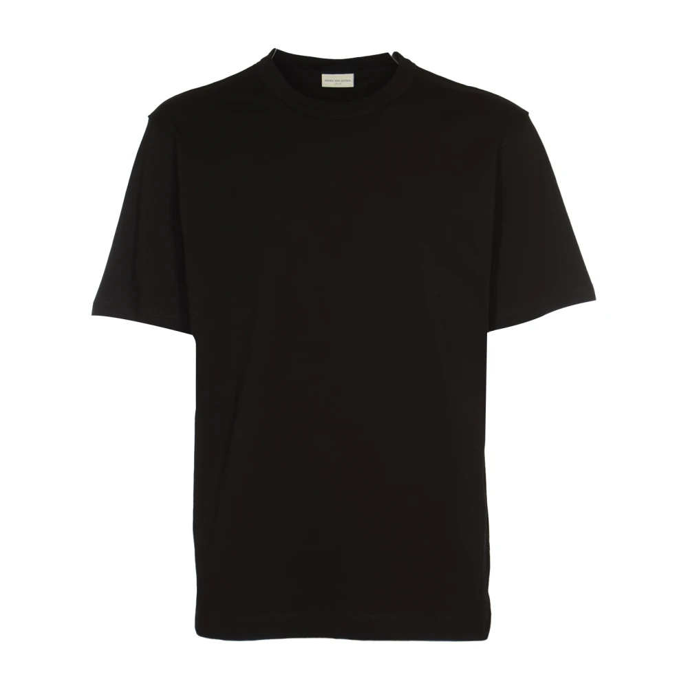 Dries Van Noten T-Shirts Black Heren