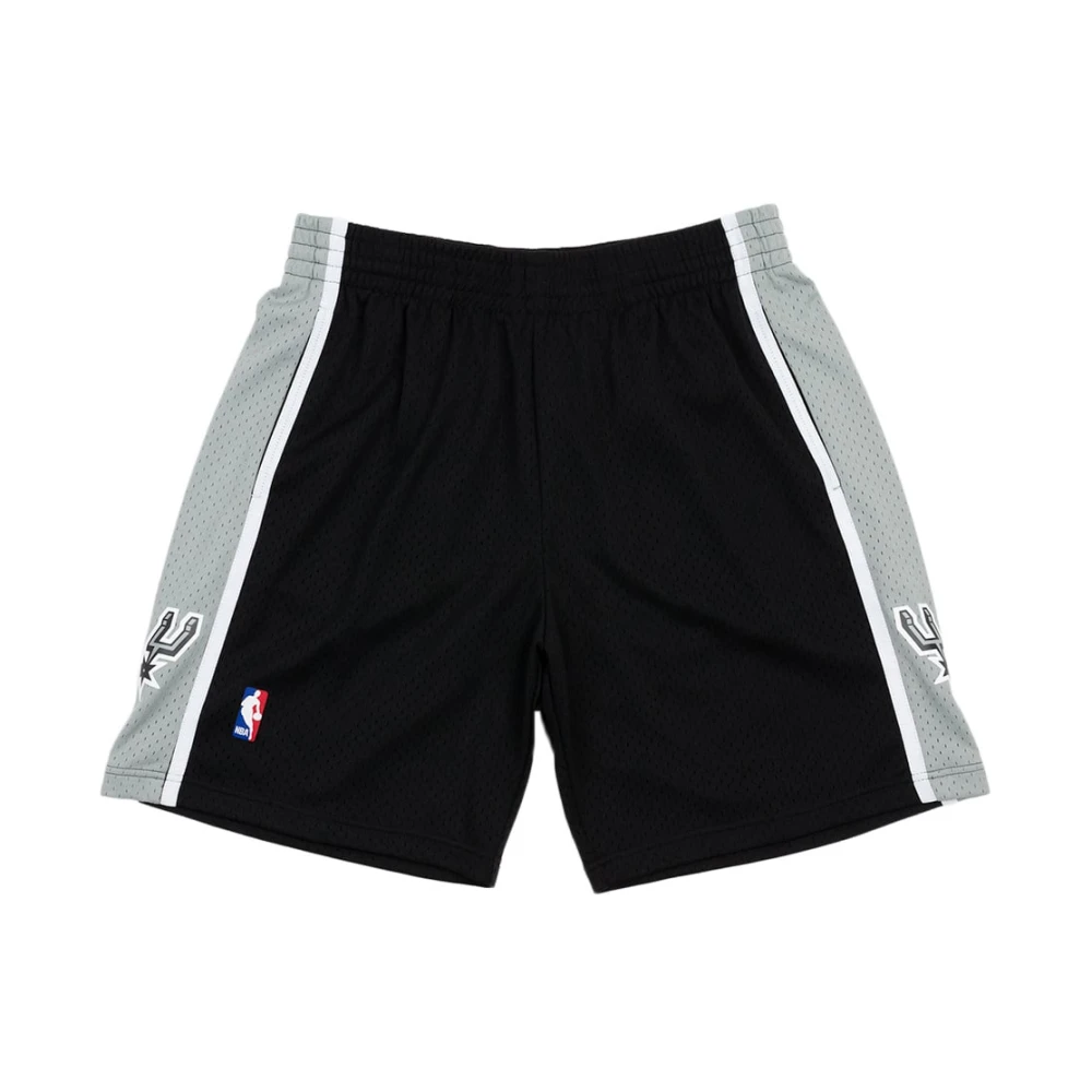 Mitchell & Ness NBA Swingman Shorts San Antonio Spurs Black Heren