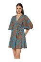 robe-courte-a-imprime-abstrait