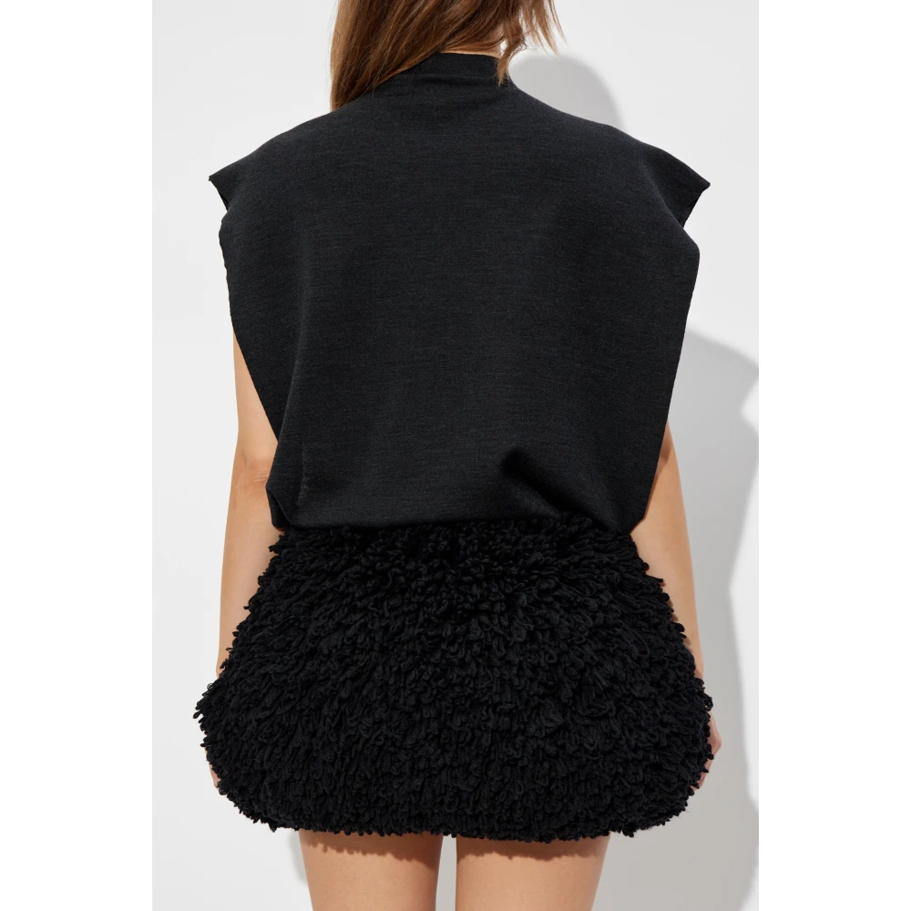 Alaïa Wollen bodysuit Black Dames