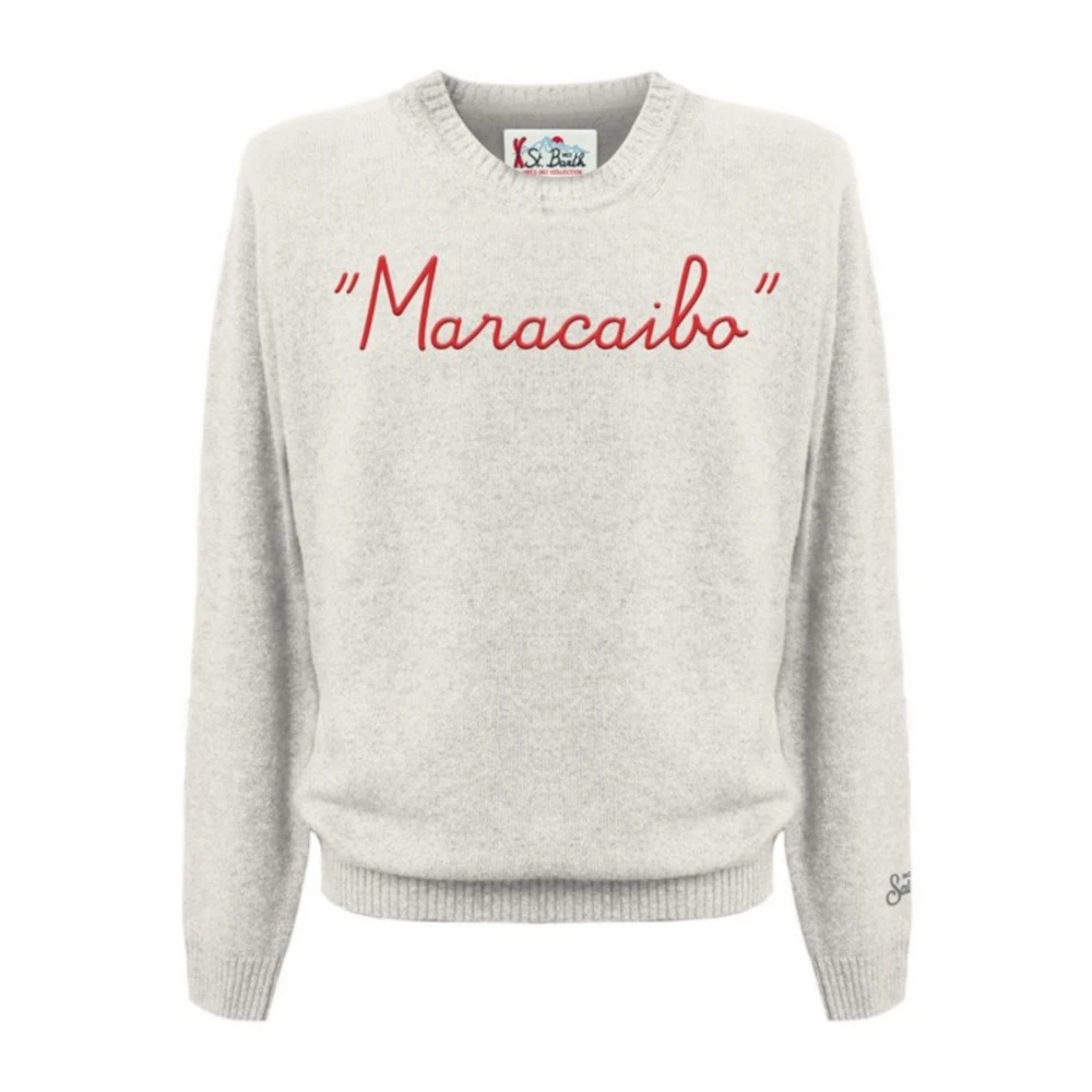 MC2 Saint Barth Witte Sweaters voor Mannen White Heren