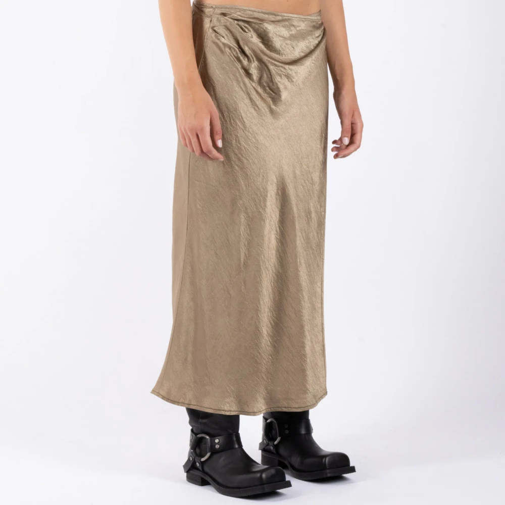 Acne Studios Beige Rok Af0423 Beige Dames