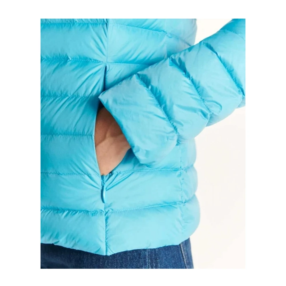 Jott Aansluitende Hooded Parka Cloé Blauw Blue Dames