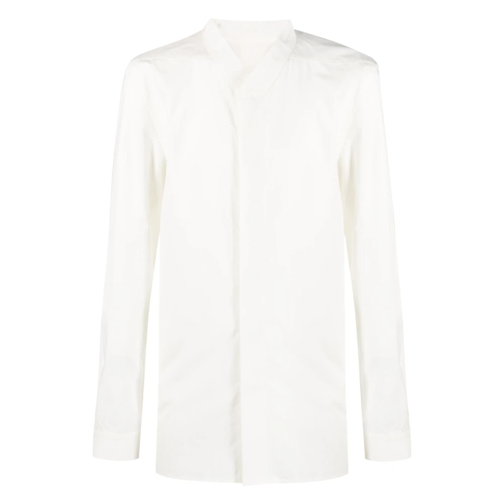 Rick Owens Collar Faun Shirt Beige Heren