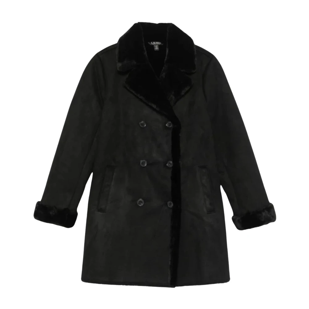 Ralph Lauren DB F Shea 32 Unlined Coat Black Dames