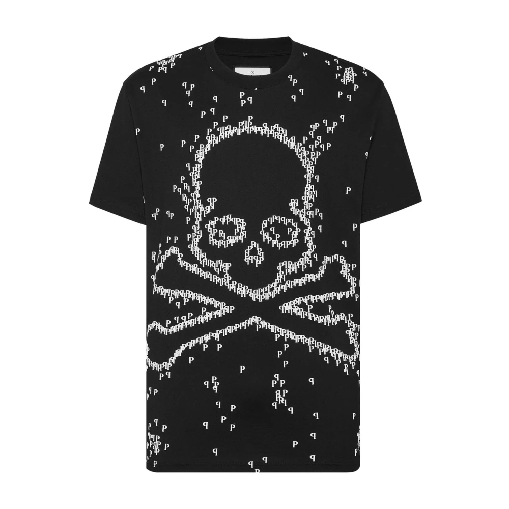 Philipp Plein Stijlvol Grafisch T-shirt Black Heren