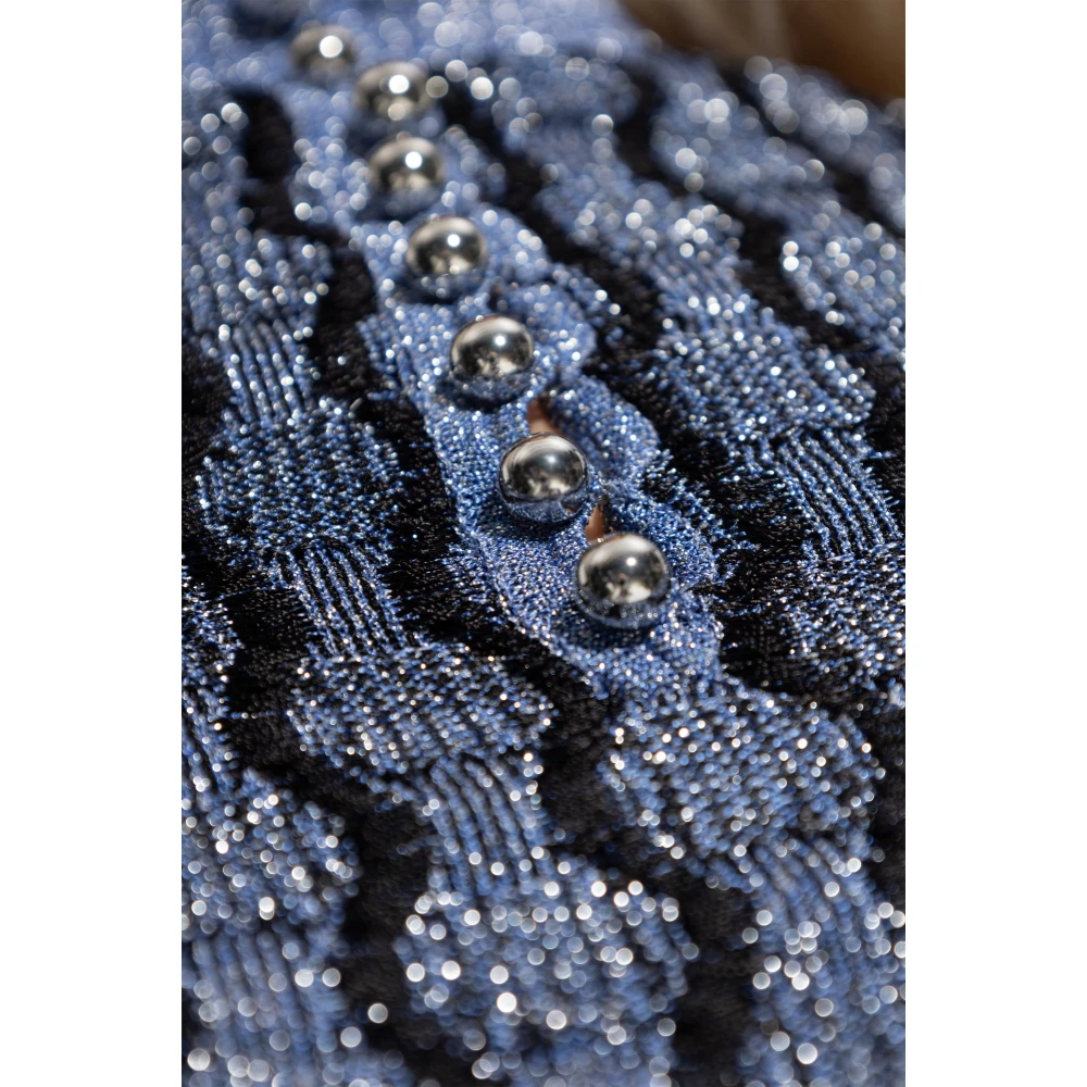 Lanvin Trui met lurex draad Blue Dames