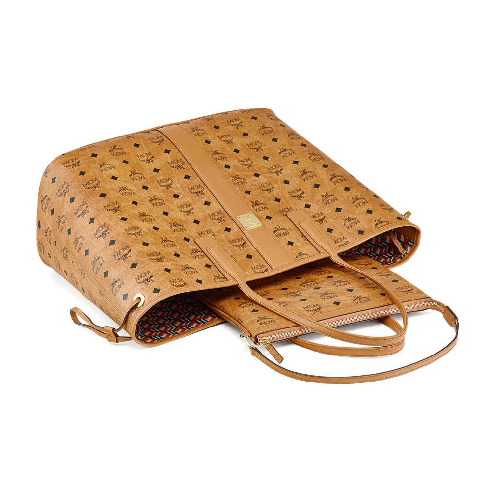 MCM Liz Wendeshopper in Visetos Brown Dames