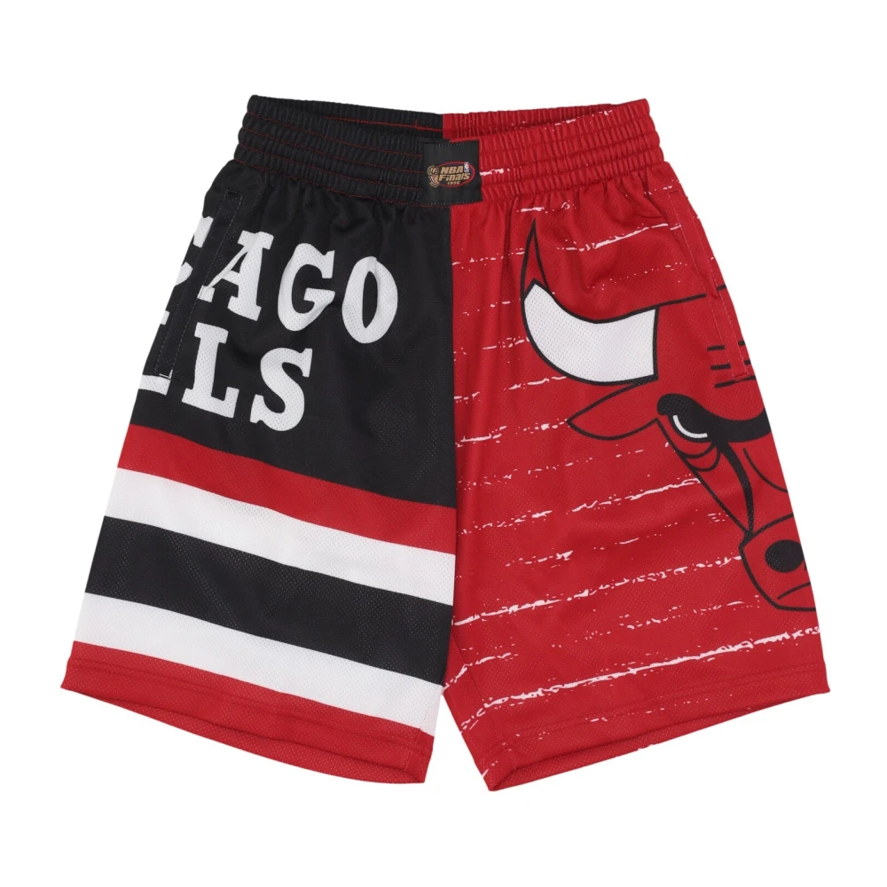 Mitchell & Ness Men's Red Training, Xl, Chicago Bulls Nba Basketball Shorts