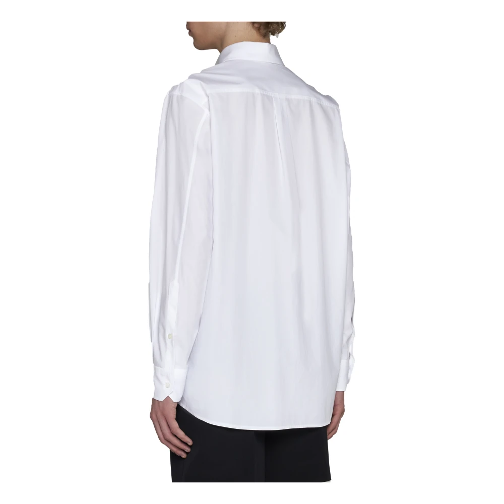 Valentino Casual wit overhemd White Heren