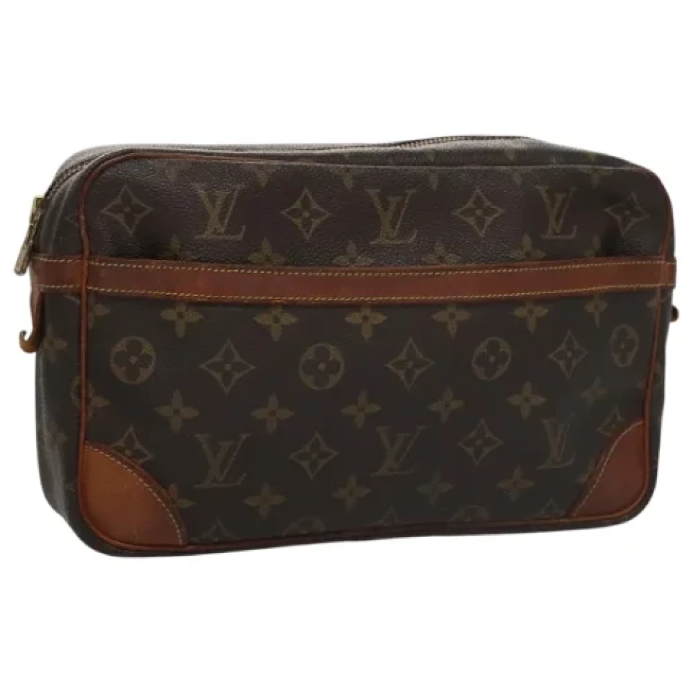 Louis Vuitton Vintage Pre-owned Canvas clutches Brown Dames