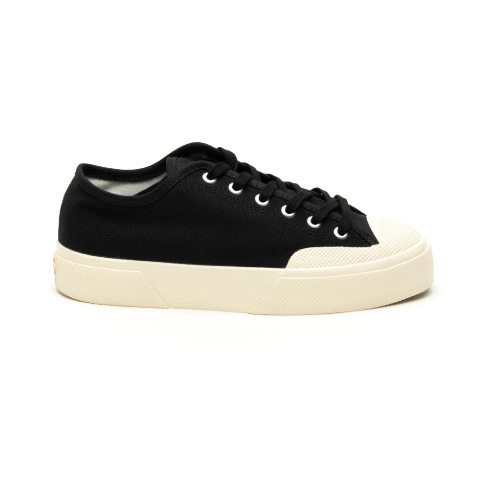 Superga Svart Works Low Cut Sneakers Black, Dam