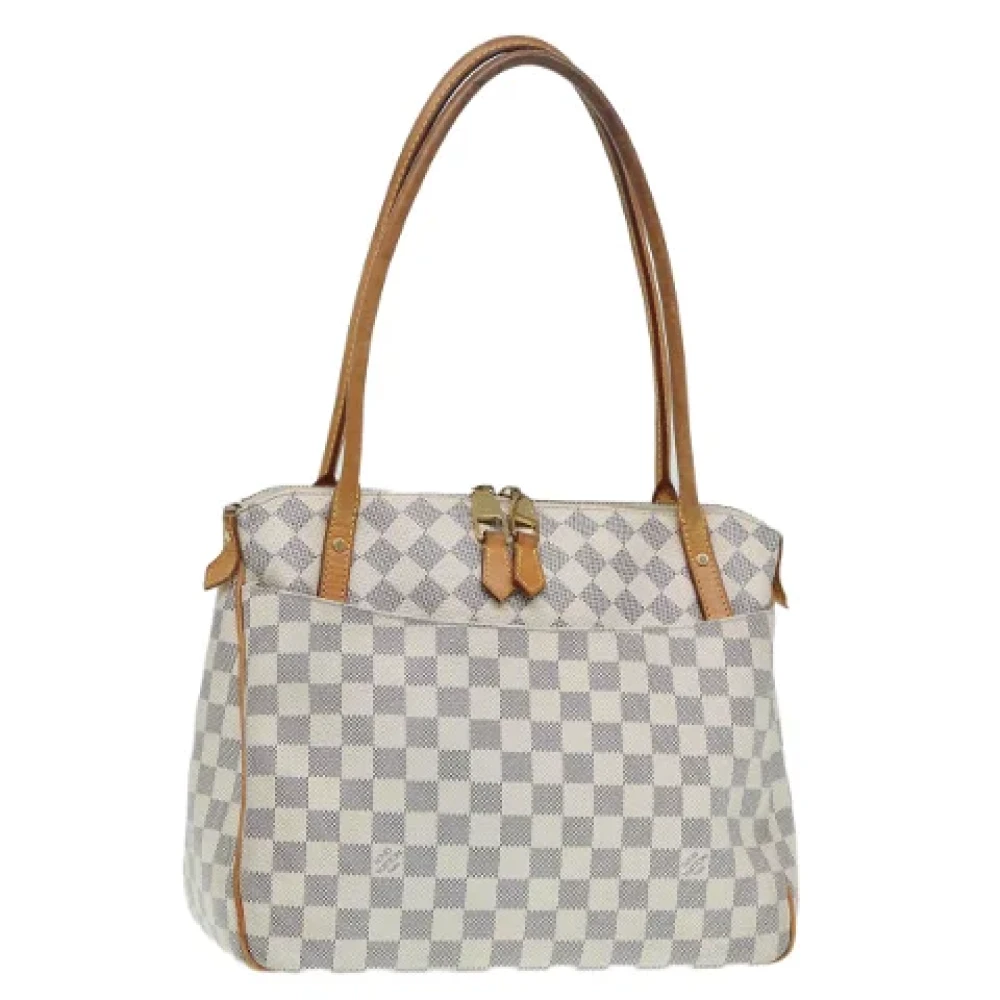 Louis Vuitton Vintage Pre-owned Canvas louis-vuitton-bags White Dames