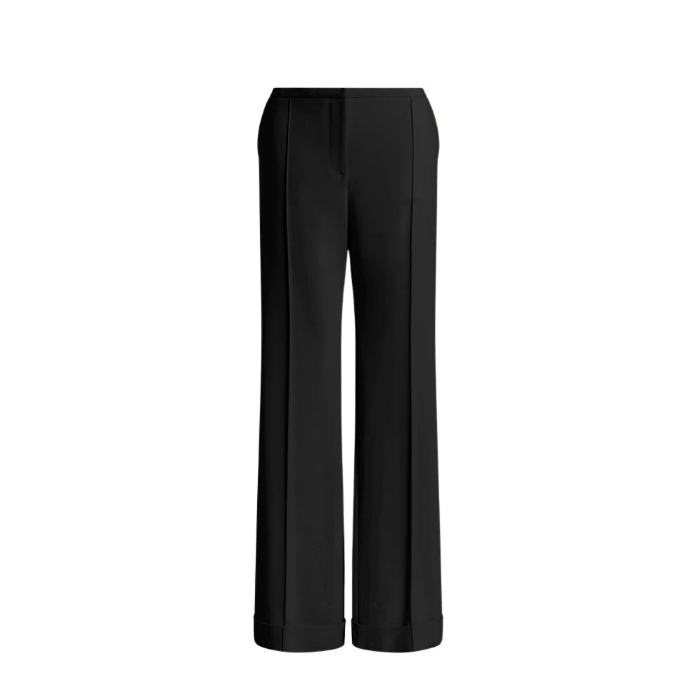 Alberta Ferretti Donna Nero Pantaloni, 2XS, New,