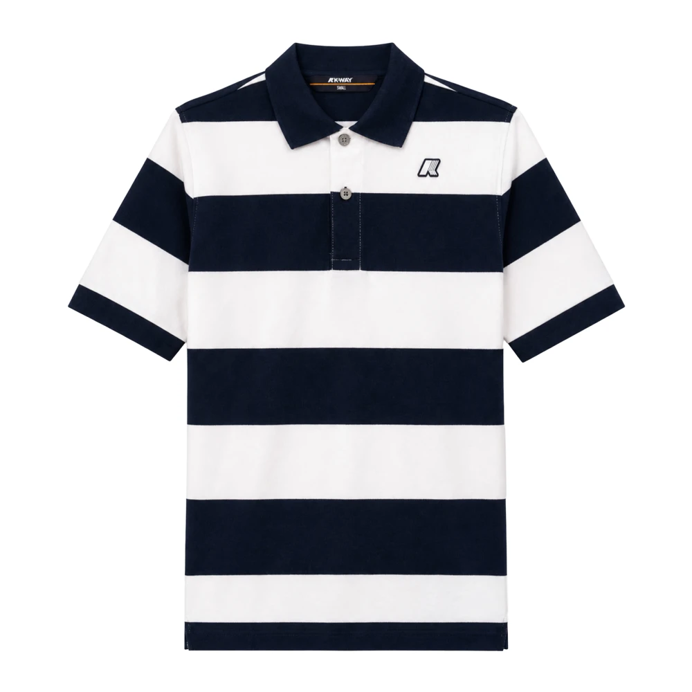 K-Way Men's Blue Layo Polo - Polo Shirts - 2XL - Tops