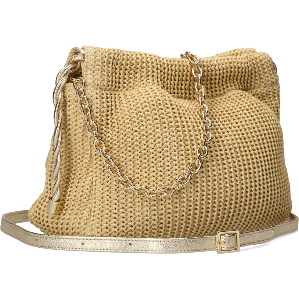 Unisa Veelzijdige Zelara Schoudertas in Zand Beige Dames
