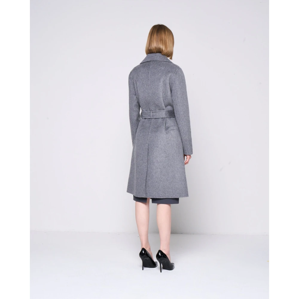 Silvian Heach Jas met riem in de taille Gray Dames