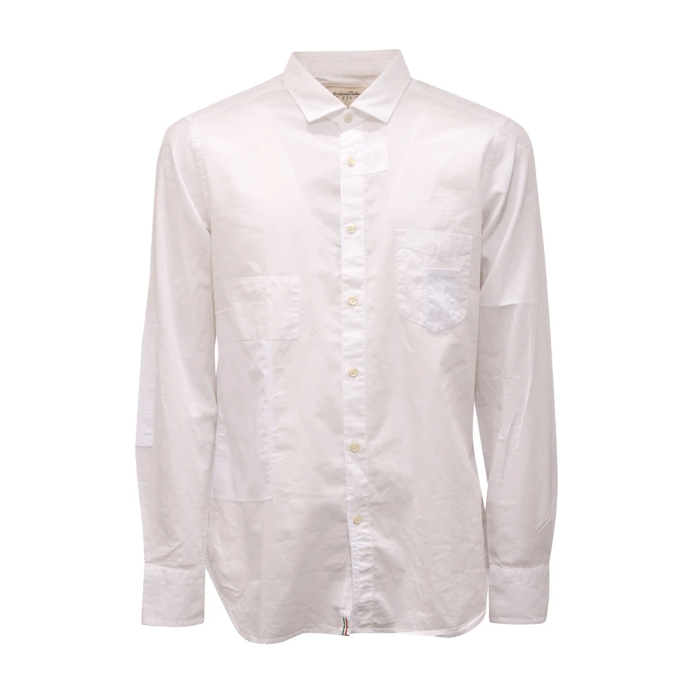 Tintoria Mattei 954 Men's White 9884Aq Camicia Slim Shirt