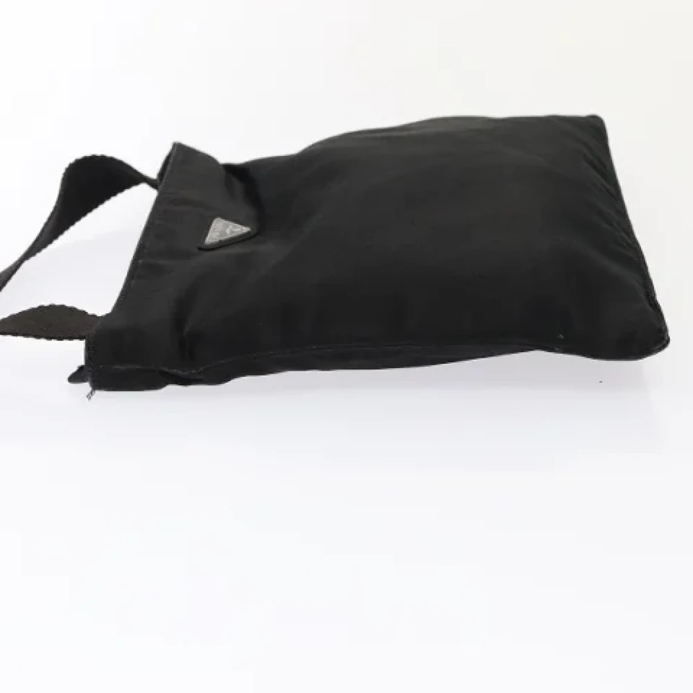 Prada Vintage Pre-owned Nylon prada-bags Black Dames