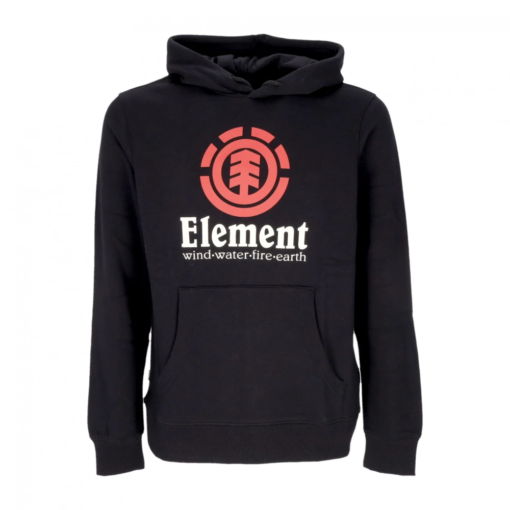 Element Verticale Hoodie Flint Black Streetwear Black Heren