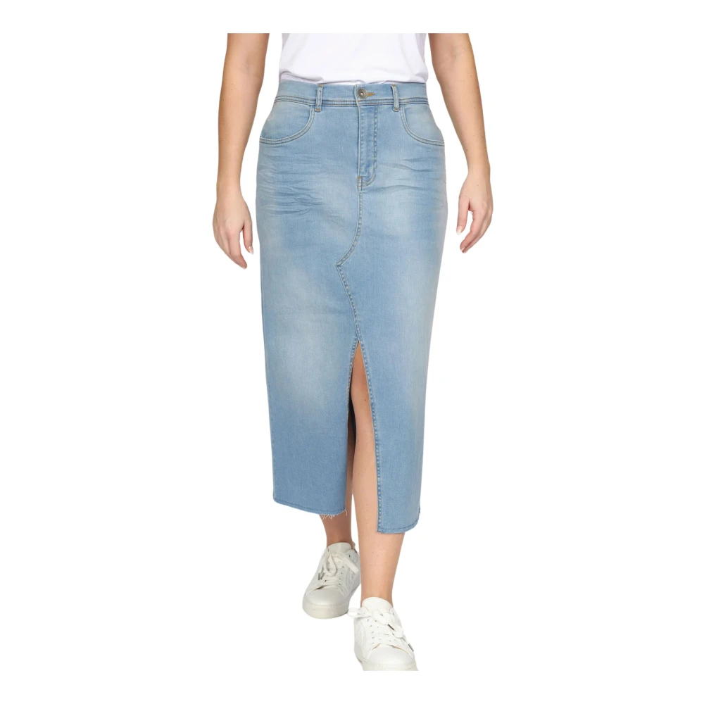 2-Biz Denim Skirts Blue Dames