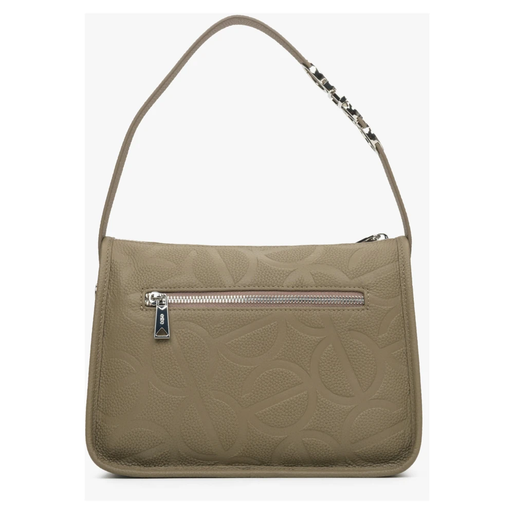 Estro Grijze & Bruine Schoudertas voor Vrouwen Er00114942 Brown Dames