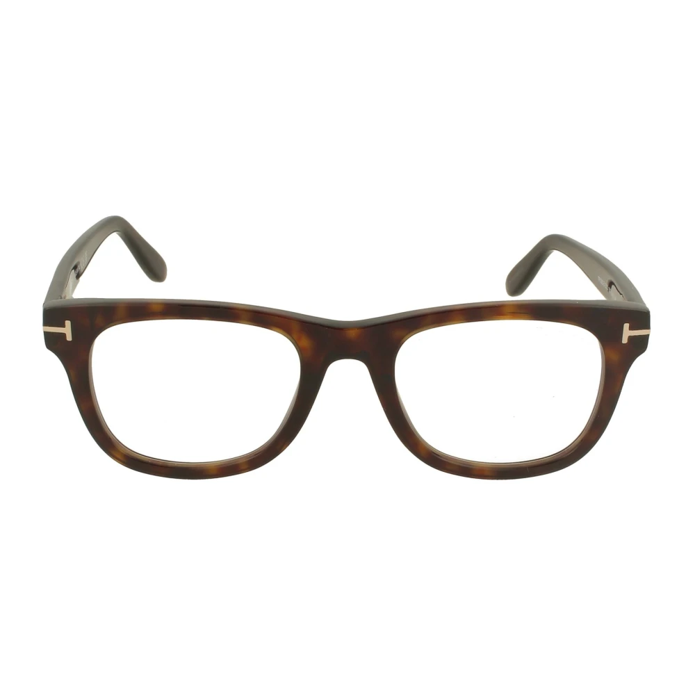 Tom Ford Kvadratiska glasögon med blåljusfilter Brown, Herr