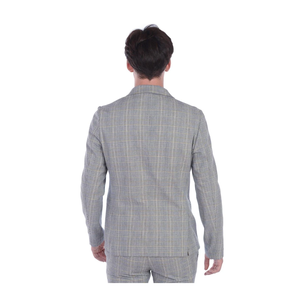 Daniele Alessandrini Elegant Suit Jacket Evora Multicolor Heren